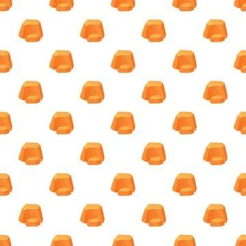 Repeating orange low polygonal rock pattern background Stock Illustration
