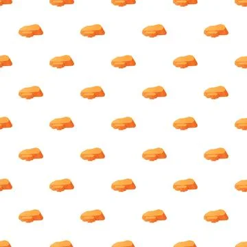 Repeating orange rock seamless pattern background design Stock Illustration