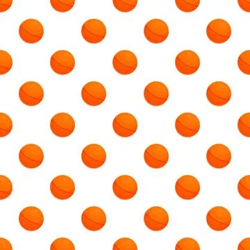 Repeating orange round objects seamless background pattern Stock Illustration