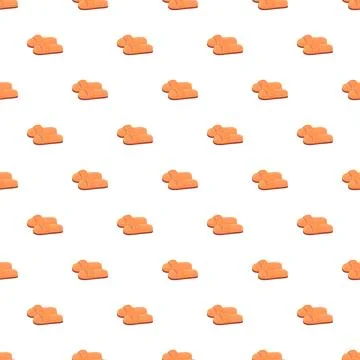 Repeating orange slippers forming a continuous comfort pattern 스톡 일러스트