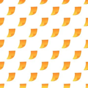 Repeating orange sticky notes seamless pattern background Stockillustratie