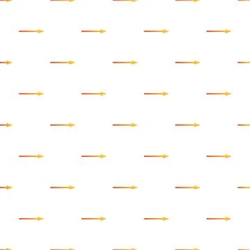 Repeating orange yellow gradient arrows showing direction pattern イラスト素材