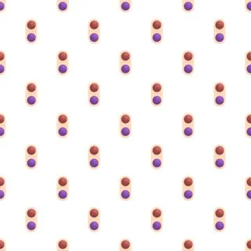Repeating oval shapes with round dots pattern Stockillustratie