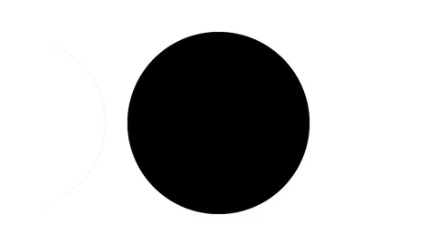 Repeating Overlapping Eclipse Mask Endless Loop Stock Footage 118988214