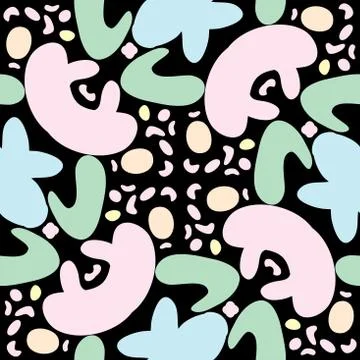Repeating Pastel Pattern Stock Illustration