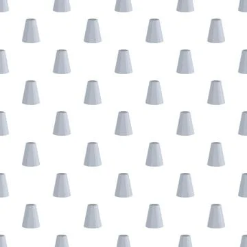 Repeating pastry piping nozzles creating seamless pattern Stock Illustration