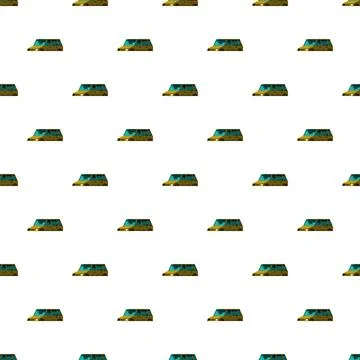 Repeating pattern of abandoned and damaged vehicles Illustrazione stock