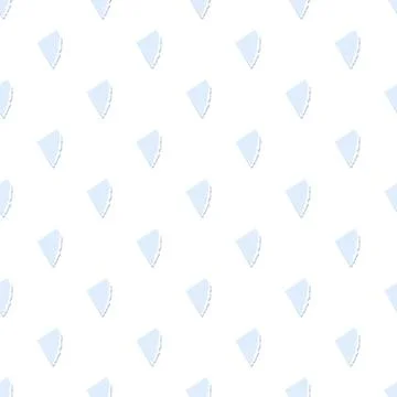 Repeating pattern of blue lined torn paper notepads Illustrazione stock