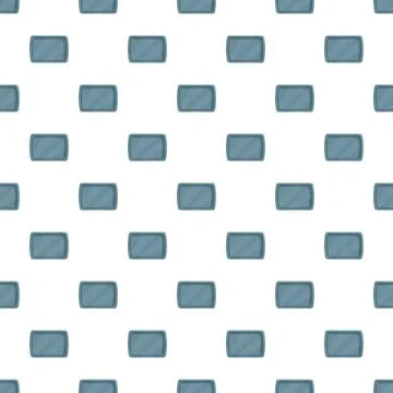 Repeating pattern of blue rectangular serving trays Stock Illustration