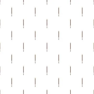 Repeating pattern of brown cosmetic eyebrow pencils イラスト素材