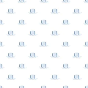 Repeating pattern of business folders and documents Stock Illustration