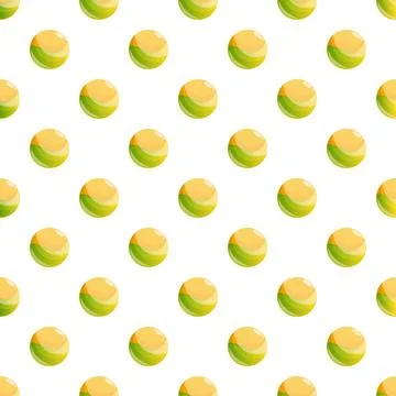 Repeating pattern of colorful drops on white background 스톡 일러스트