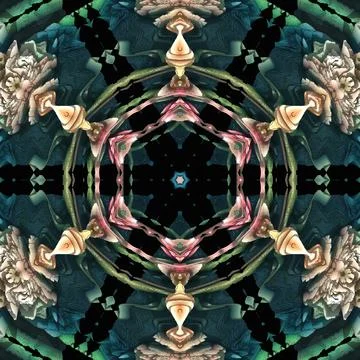 Repeating pattern design for digital textile, carpet, wall covering print Illustrazione stock