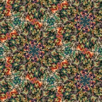 Repeating pattern design for digital textile, carpet, wall covering print Stock Illustration