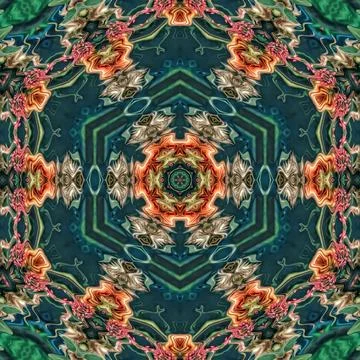 Repeating pattern design for digital textile, carpet, wall covering print Stock Illustration