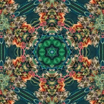 Repeating pattern design for digital textile, carpet, wall covering print Stock Illustration
