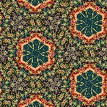 Repeating pattern design for digital textile, carpet, wall covering print Stock Illustration