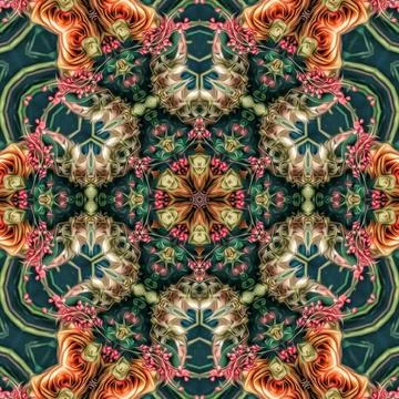 Repeating pattern design for digital textile, carpet, wall covering print Stock Illustration