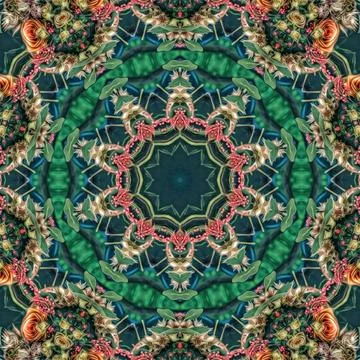 Repeating pattern design for digital textile, carpet, wall covering print Stock Illustration