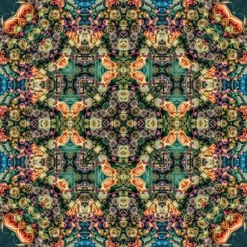 Repeating pattern design for digital textile, carpet, wall covering print Stock Illustration