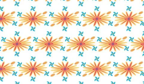 Repeating Pattern Design Illustration Stock Illustration