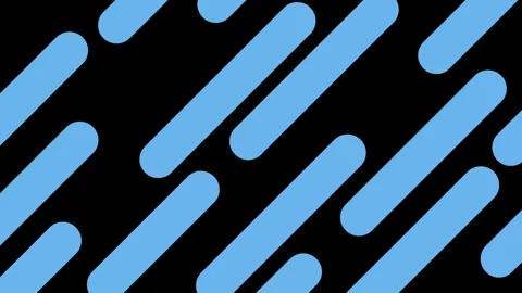 Repeating Pattern of Diagonal Light Blue Rounded Rectangles on animation Bl.. Stock Footage 321854944