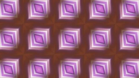 Repeating pattern with diamonds and blinks. Motion. Diamond-shaped pattern in Stock Illustration