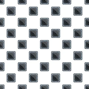 Repeating pattern of digital camera lenses technology background Illustrazione stock