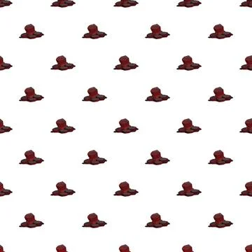 Repeating pattern of digital low poly rocks イラスト素材
