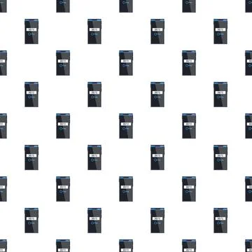 Repeating pattern displaying mobile phone security login with password Ilustração Stock