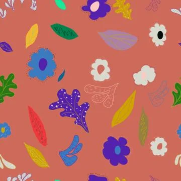 Repeating pattern for fabric, interior design, gift wrapping, business card. Illustrazione stock