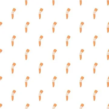 Repeating pattern featuring bandaged leg receiving first aid Stock Illustration