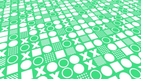 Repeating pattern of geometric shapes abstract background Video stock 234001406