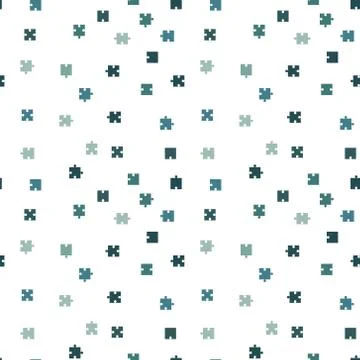 A repeating pattern with green elements. Seamless pattern. 스톡 일러스트