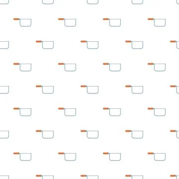 Repeating pattern of hand saw tools on a white background Stockillustratie