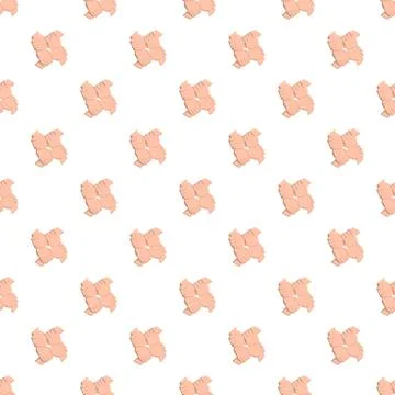 Repeating pattern of hands forming unity and teamwork Stock Illustration