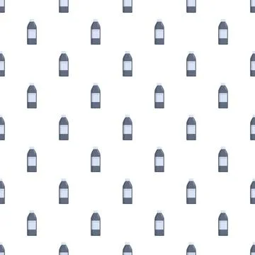 Repeating pattern of medicine bottles on white background 스톡 일러스트