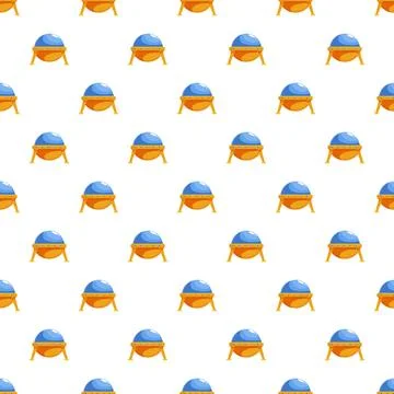 Repeating pattern science fiction alien spacecraft イラスト素材