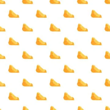 Repeating pattern of shiny golden mineral nuggets イラスト素材