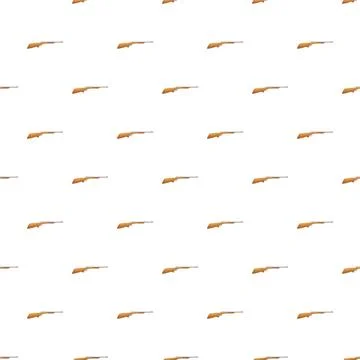 Repeating pattern showing multiple hunting rifles イラスト素材