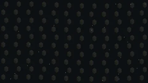 Repeating pattern of small geometric cubes in various positions creating a .. Stock Illustration