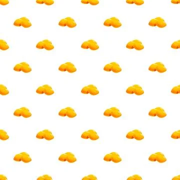 Repeating pattern of small golden nuggets Stock Illustration