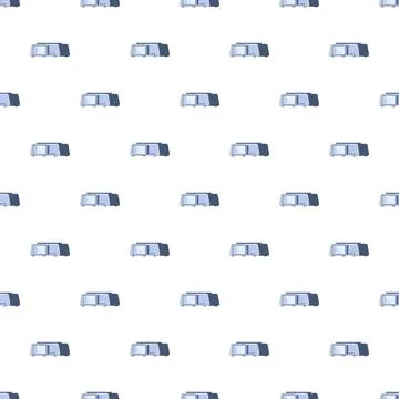 Repeating pattern of small radio communication devices Stock Illustration