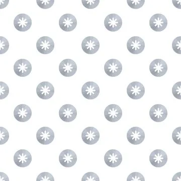 Repeating pattern of star drive screw heads on a white background 스톡 일러스트