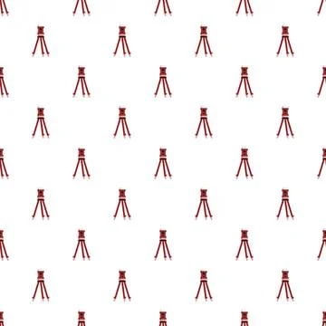 Repeating pattern of surveying theodolite instrument Illustrazione stock