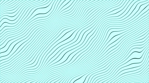 Repeating Pattern of Thin, Wavy Lines on a Light Teal Background image phot.. Stock Footage 321451130