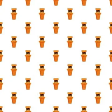 Repeating pattern of vintage arcade game joysticks Illustrazione stock