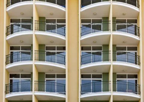 Repeating pattern of windows Stock Photos
