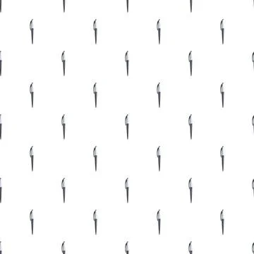 Repeating pen pattern for office and school supplies Illustrazione stock