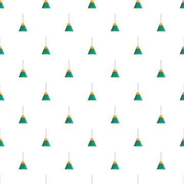 Repeating pendant lamp pattern creating modern design wallpaper イラスト素材